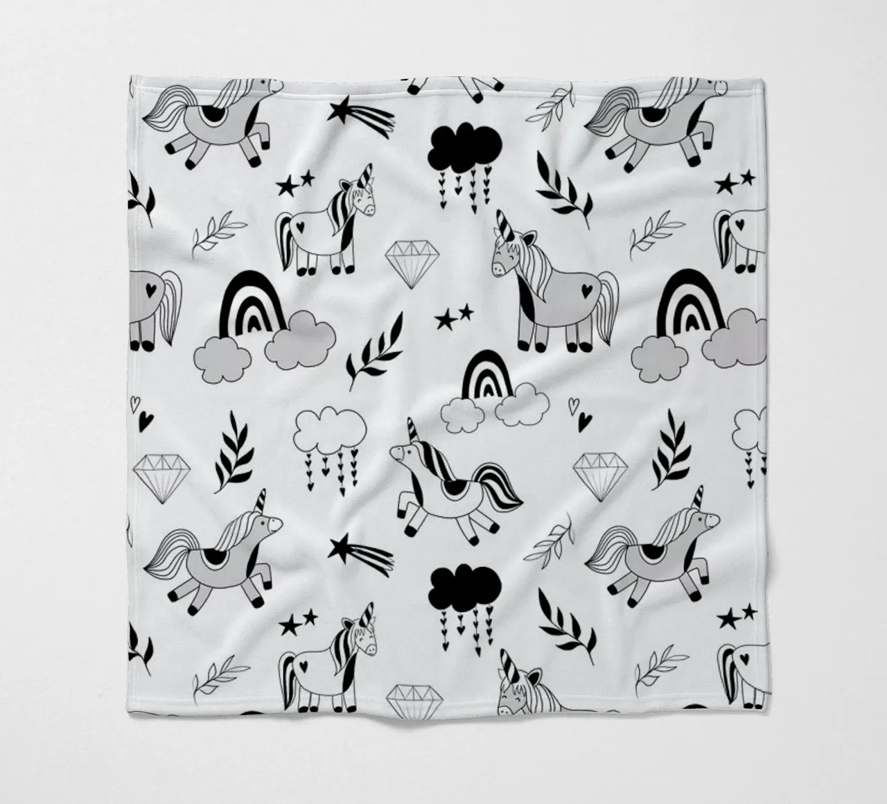 Funny Unicorn coperta in pile da Sabrina Ziegenhorn