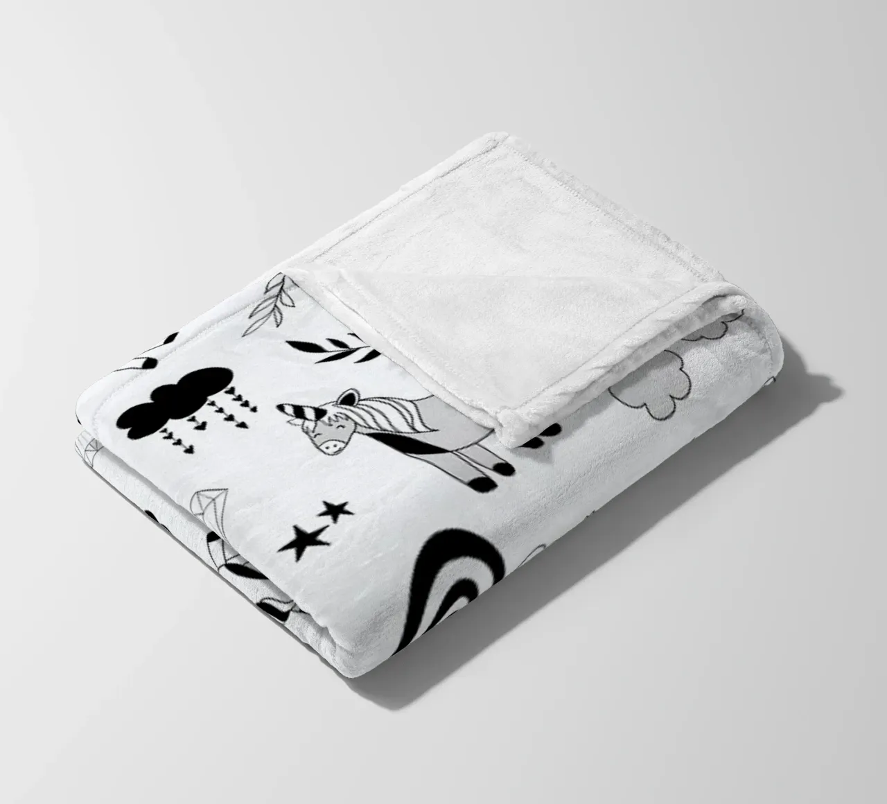 Funny Unicorn coperta in pile da Sabrina Ziegenhorn