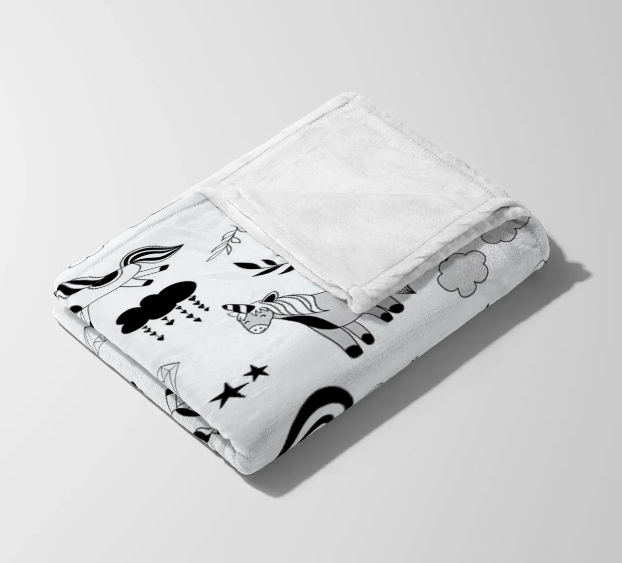 Funny Unicorn coperta in pile da Sabrina Ziegenhorn