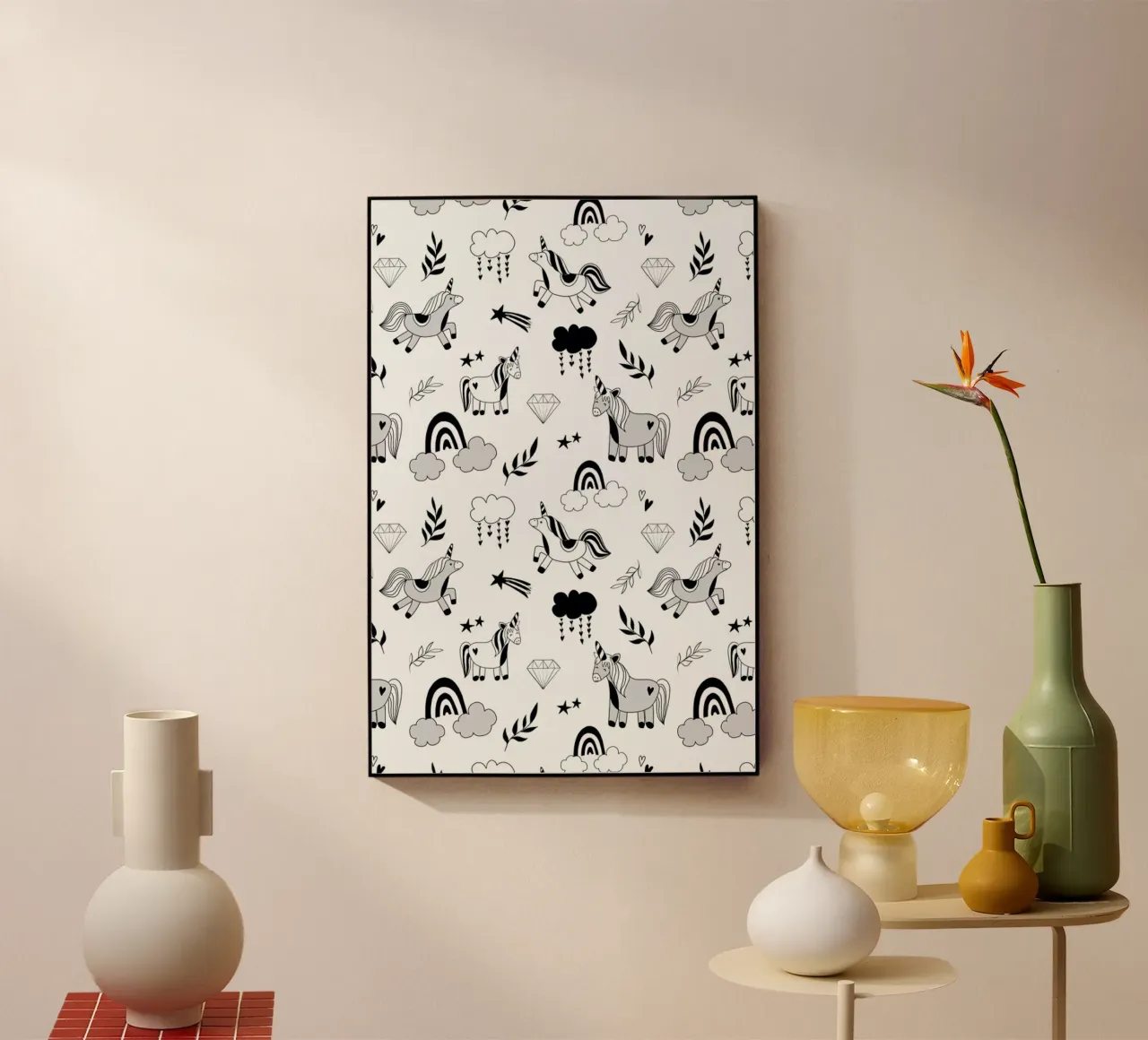 Funny Unicorn plexiglass da Sabrina Ziegenhorn