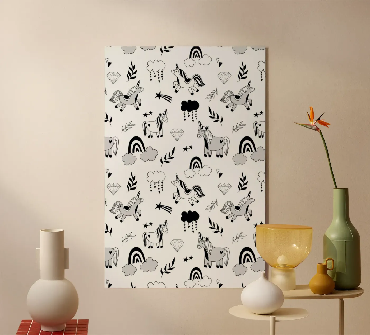 Funny Unicorn plexiglass da Sabrina Ziegenhorn