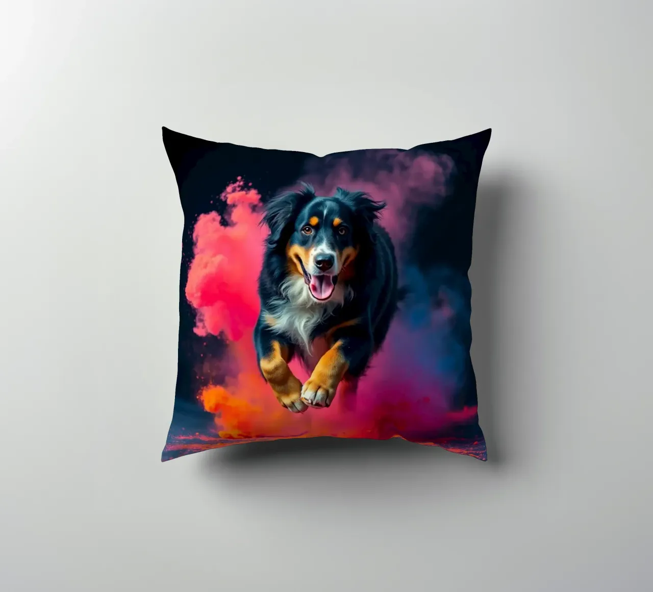 Le bouvier bernois coloré #38 coussin de Yumis.Beargang.and.Me