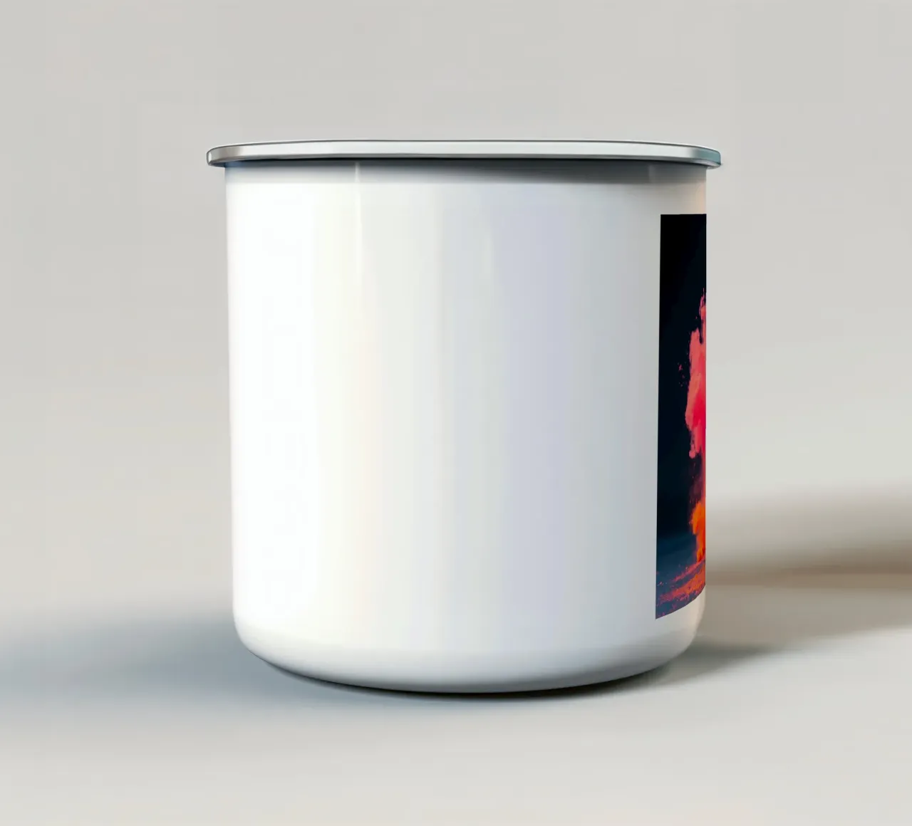 Le bouvier bernois coloré #38 mug en émail de Yumis.Beargang.and.Me