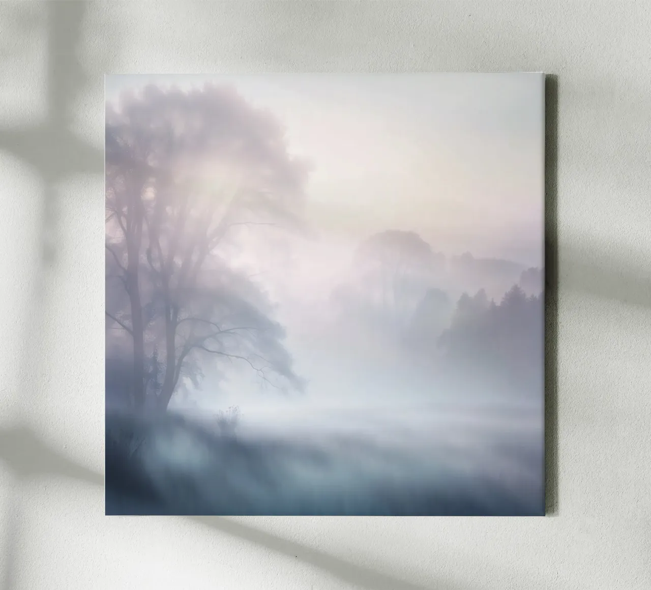 Enchanted Forest Hidden in the Fog canvas by PhotoVibe Decor