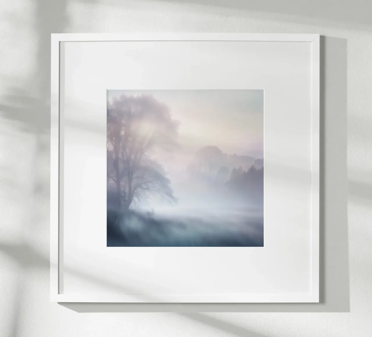 Enchanted Forest Hidden in the Fog hahnemühle by PhotoVibe Decor