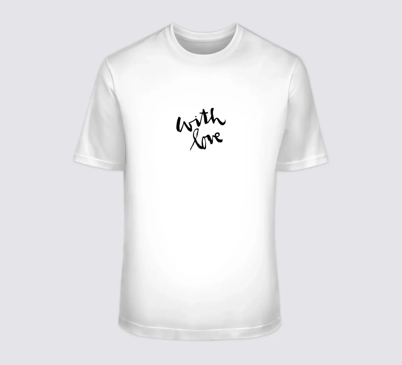 With Love T-Shirt von Brushmeetspaper