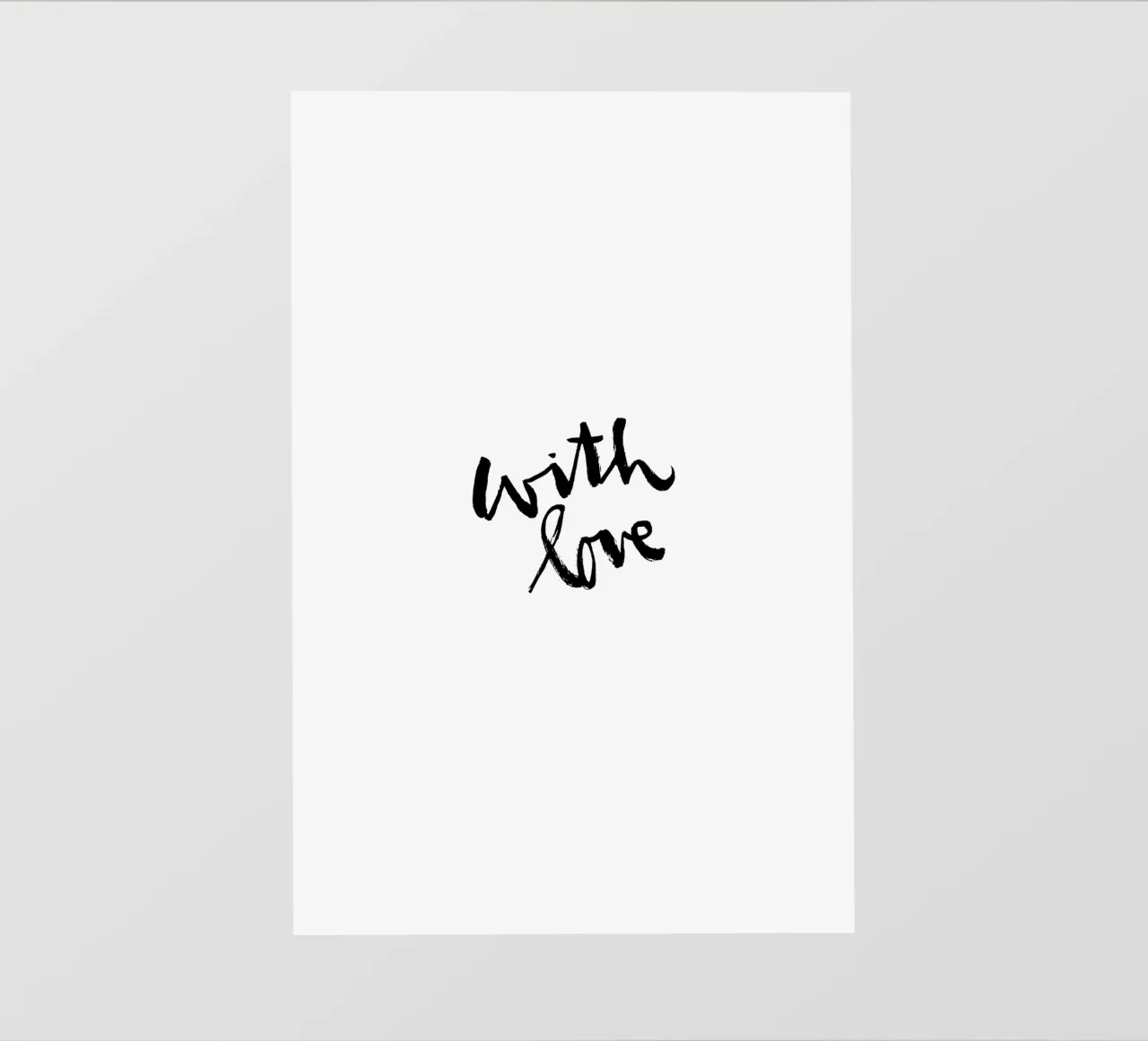 With Love pvc cover by Brushmeetspaper