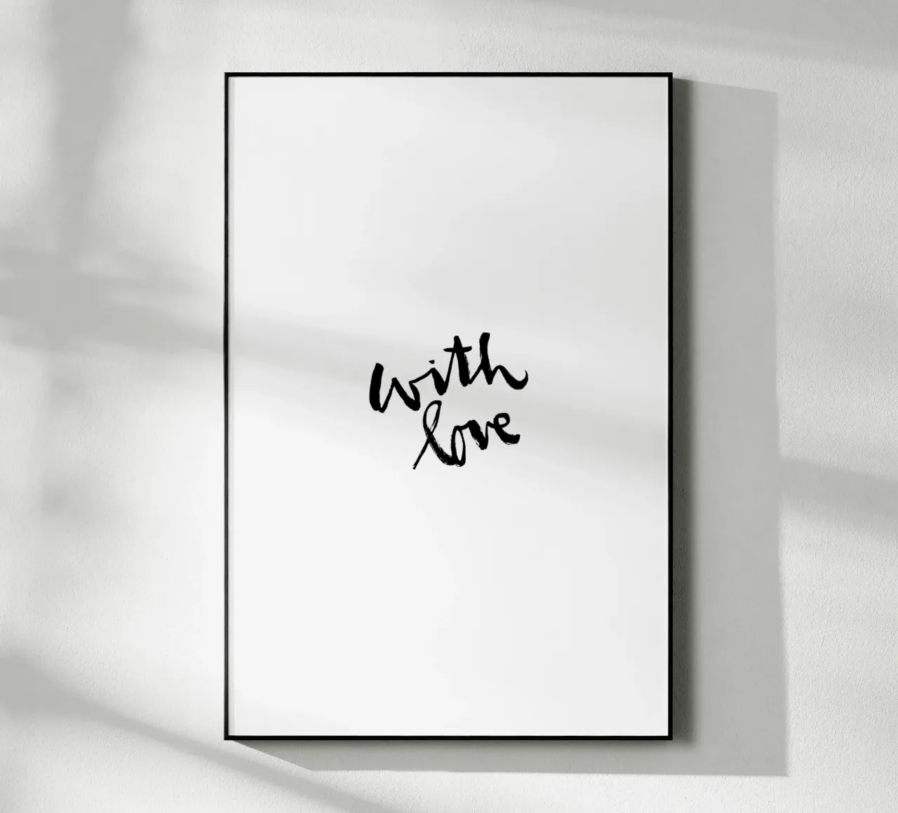 With Love plexiglass da Brushmeetspaper