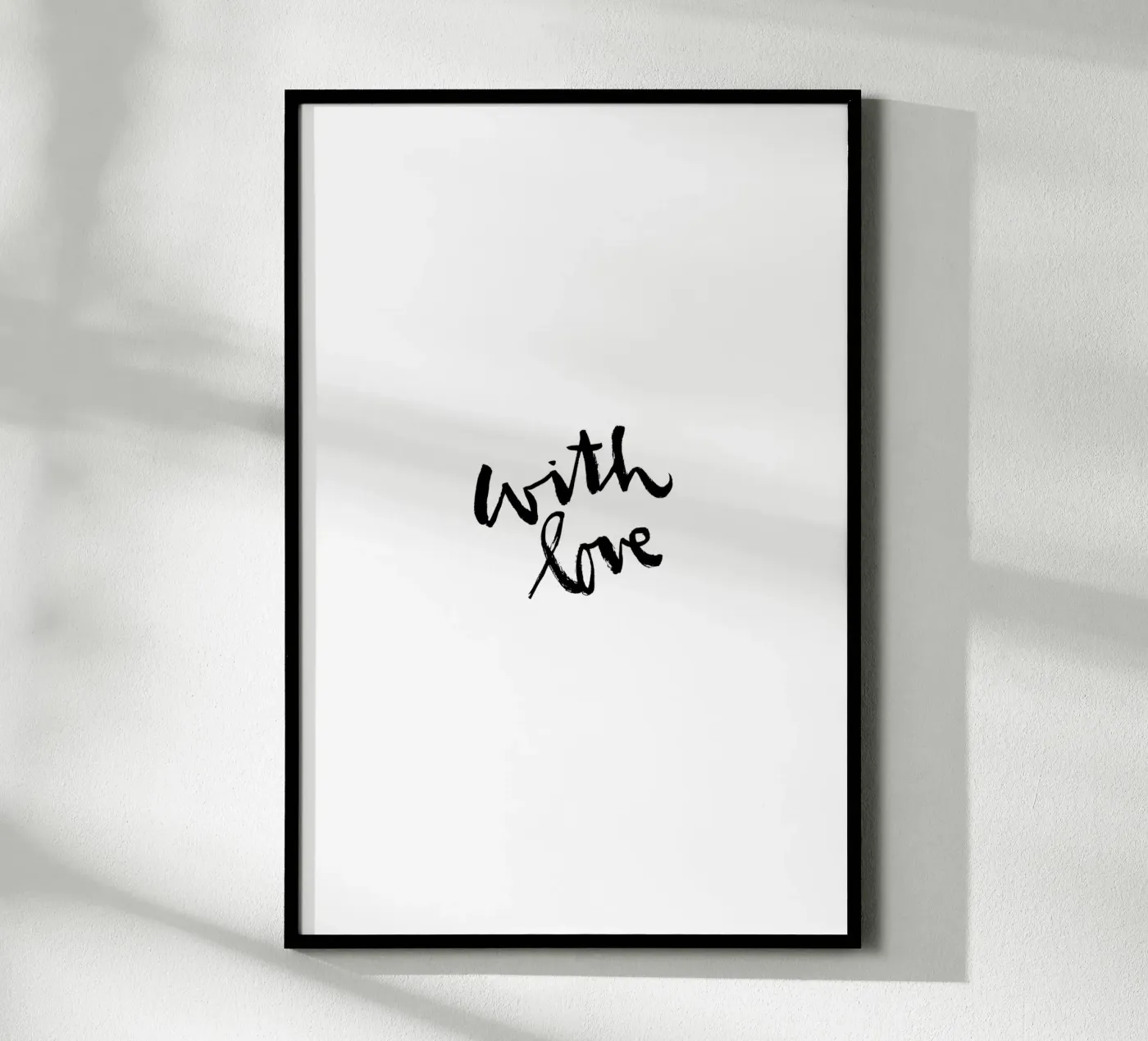 With Love poster da Brushmeetspaper