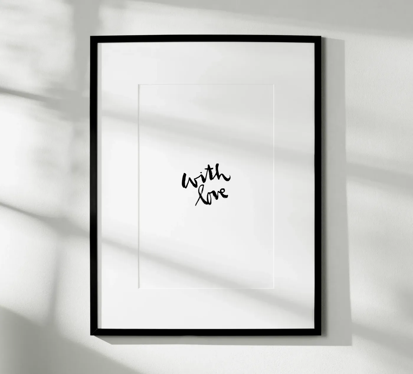 With Love poster da Brushmeetspaper