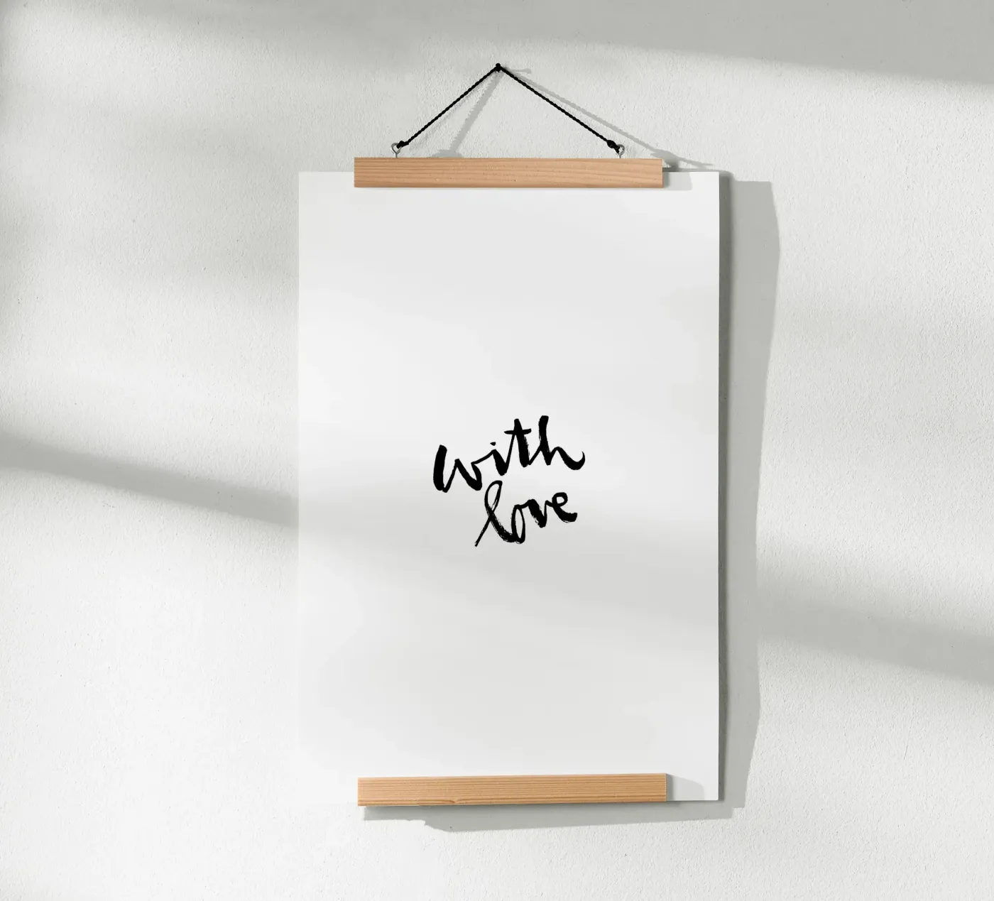 With Love poster da Brushmeetspaper