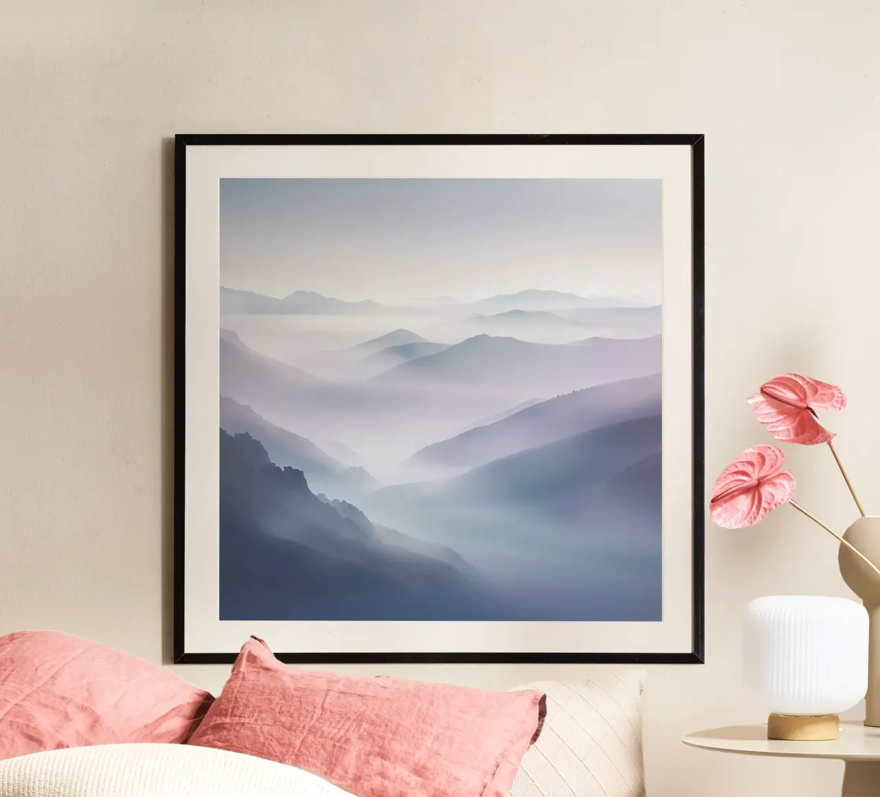 Le infinite Blue Mountains nella nebbia mattutina carta hahnemühle da PhotoVibe Decor