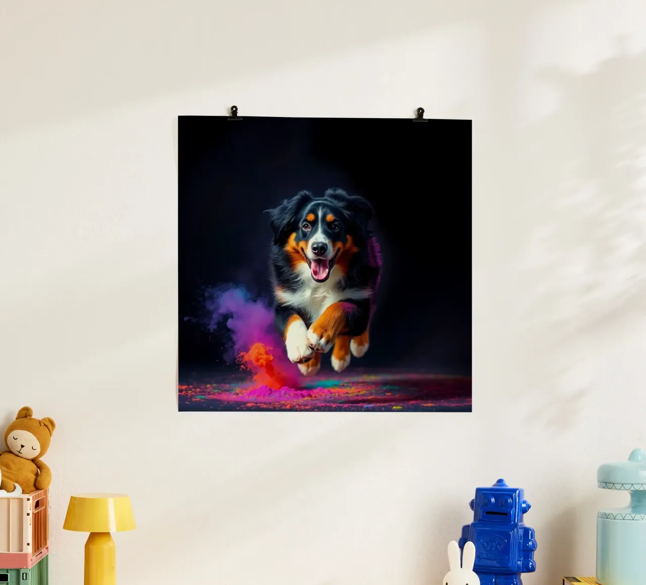 Le bouvier bernois coloré #43 poster de Yumis.Beargang.and.Me