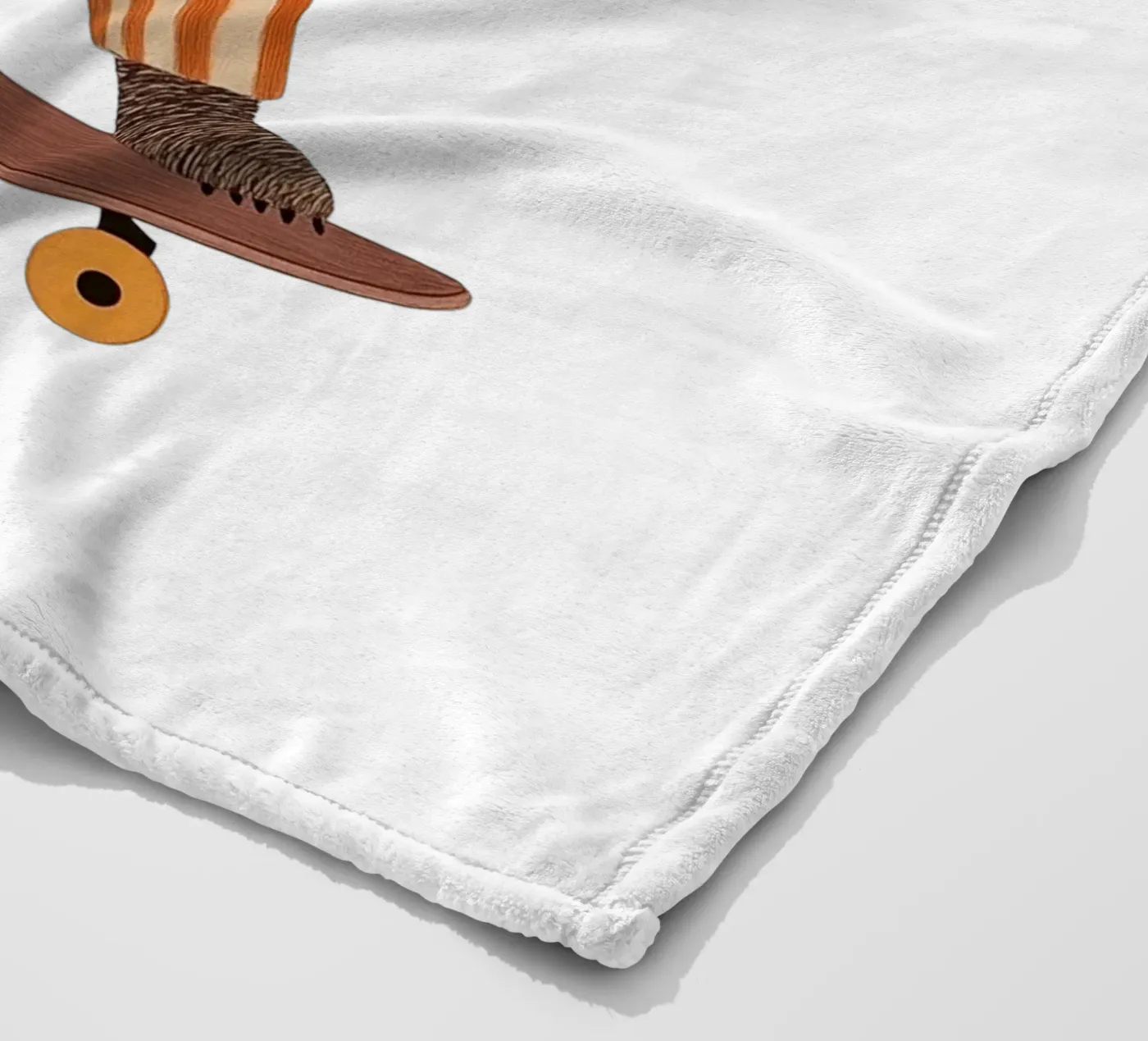 Cool Bear fleece blanket by HookASmile