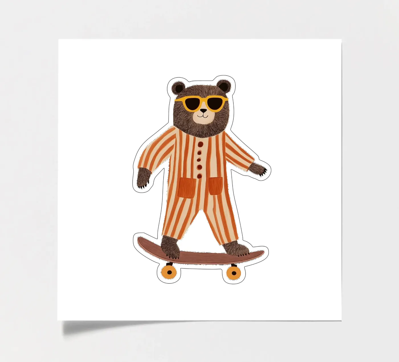 Cool Bear sticker sheet by HookASmile