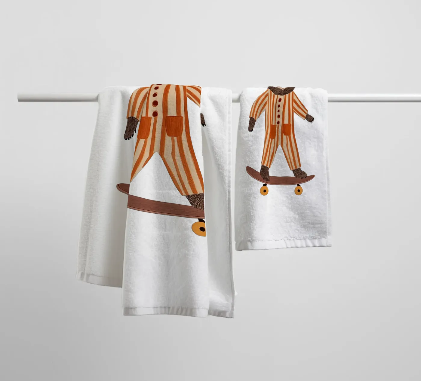 Cool Bear towel by HookASmile