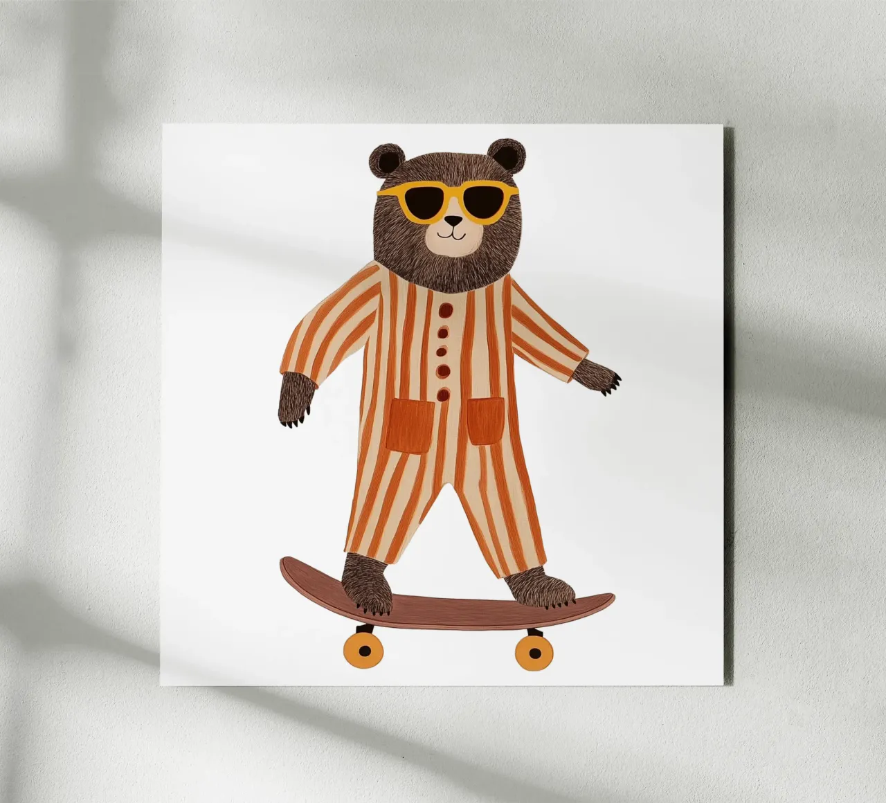 Orso fresco alluminio dibond da HookASmile