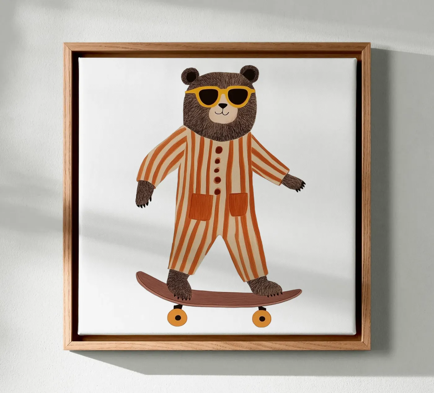 Cool Bear canvas by HookASmile