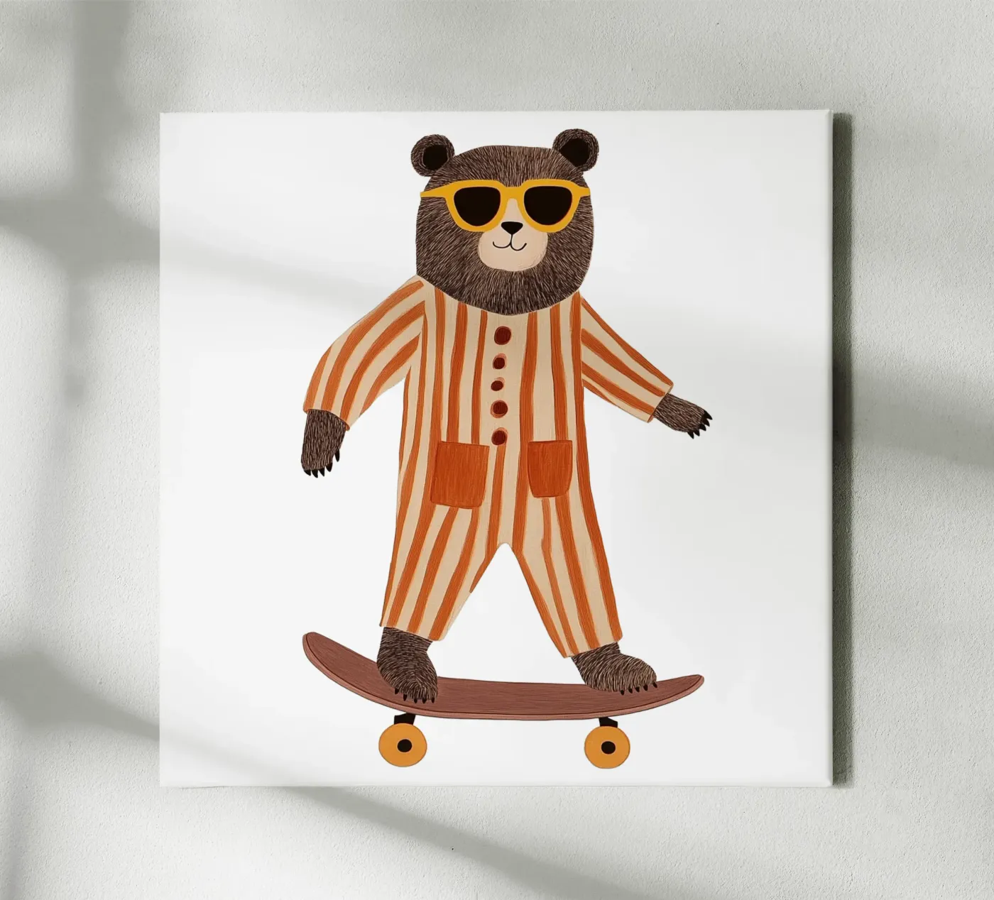 Cool Bear canvas by HookASmile