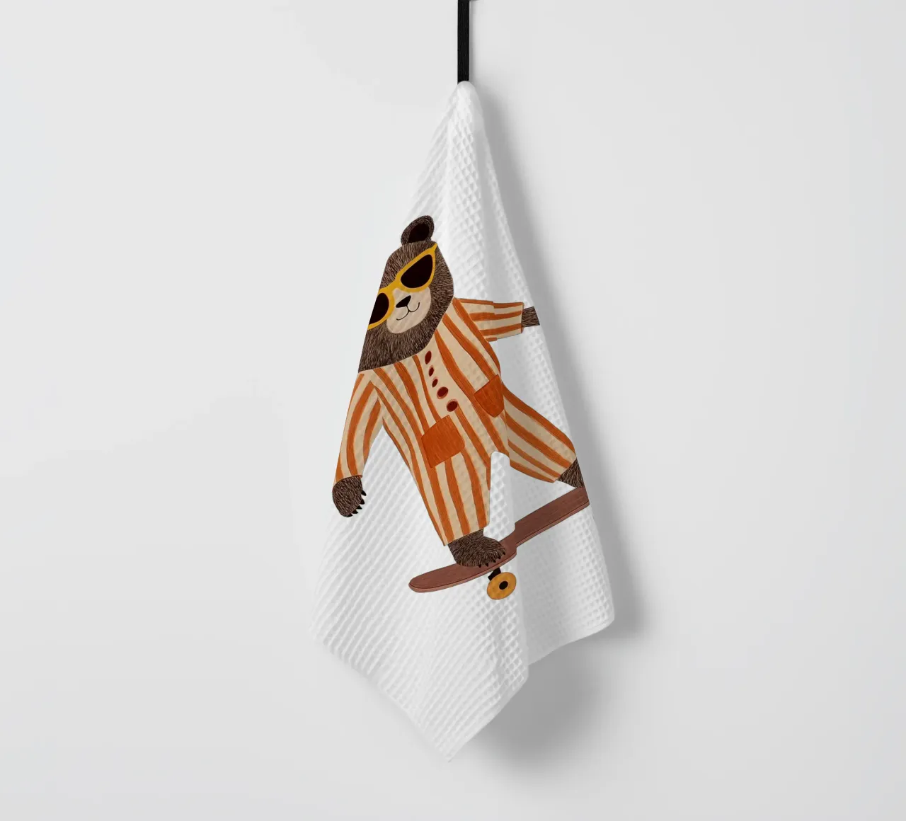 Orso fresco canovaccio da cucina da HookASmile