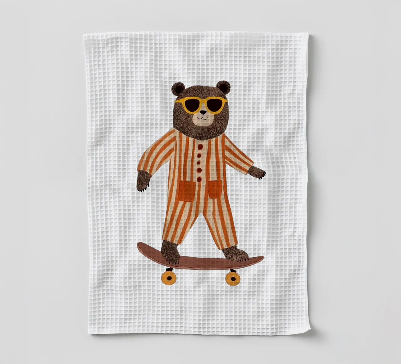 Orso fresco canovaccio da cucina da HookASmile