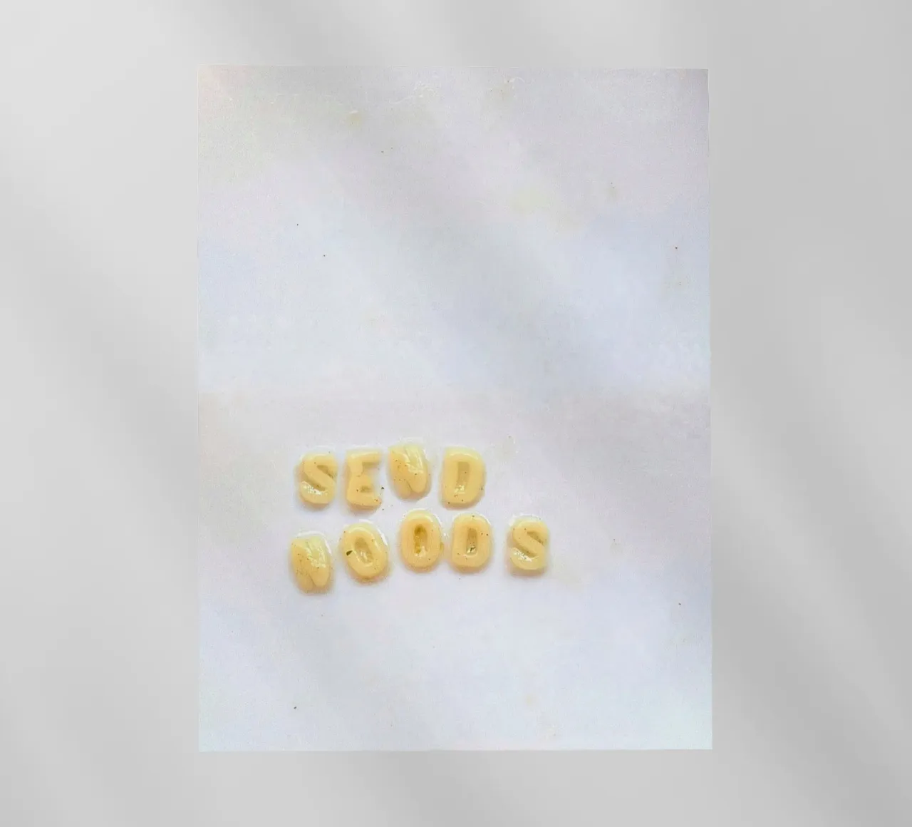 Instant Gratification: "Send Noods" (Alphabet Soup Edition!) pellicola backlit da FruityNoodly