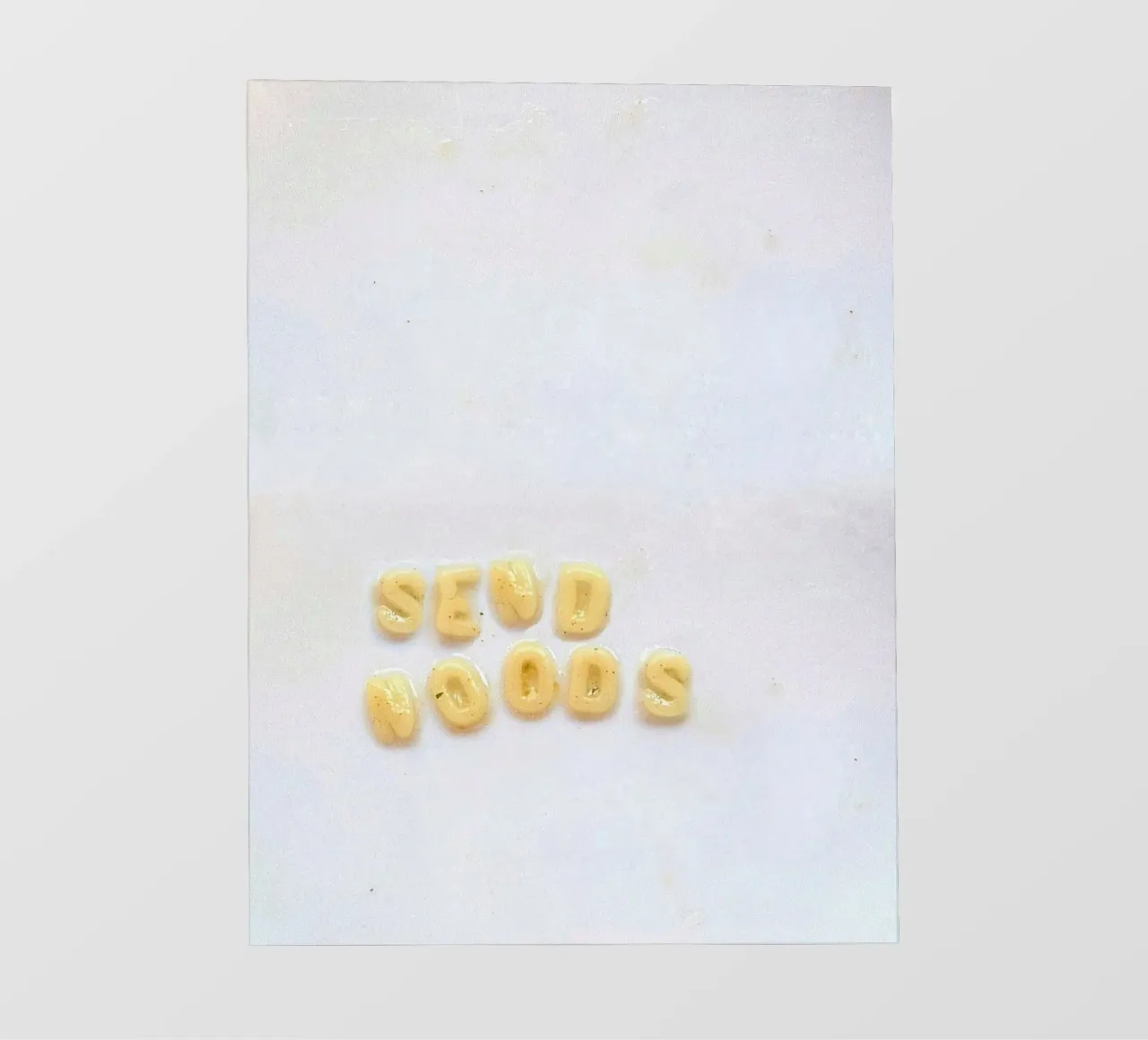 Instant Gratification: "Send Noods" (Alphabet Soup Edition!) pellicola backlit da FruityNoodly