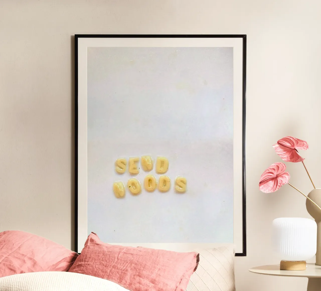Instant Gratification: "Send Noods" (Alphabet Soup Edition!) carta hahnemühle da FruityNoodly