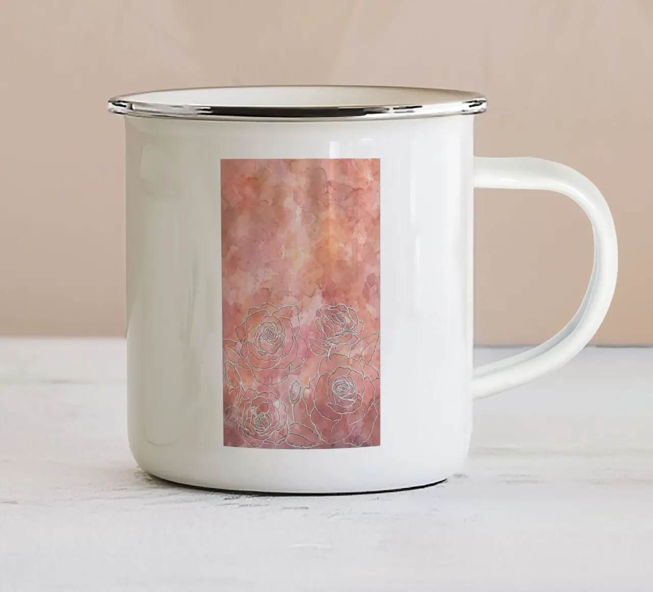 Koko Loco Emaille Tasse von Ctoft