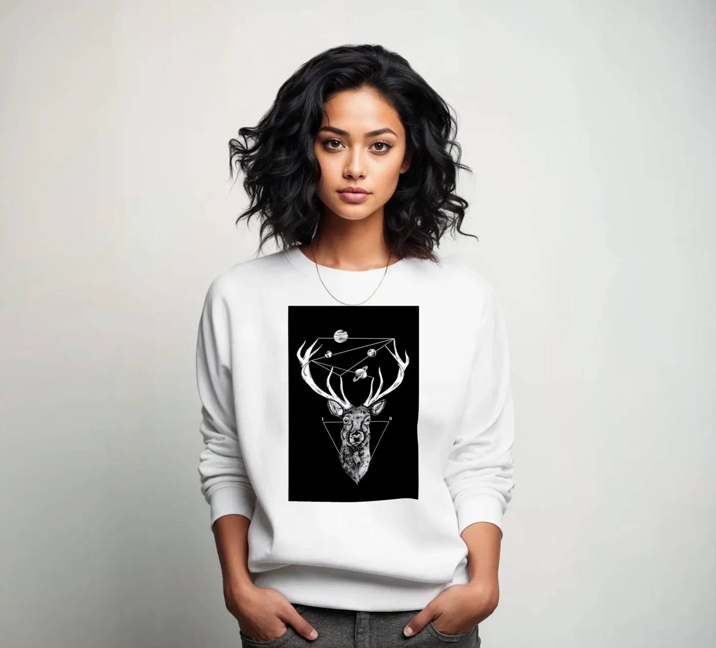 Deer felpa da Alejandra Sáenz