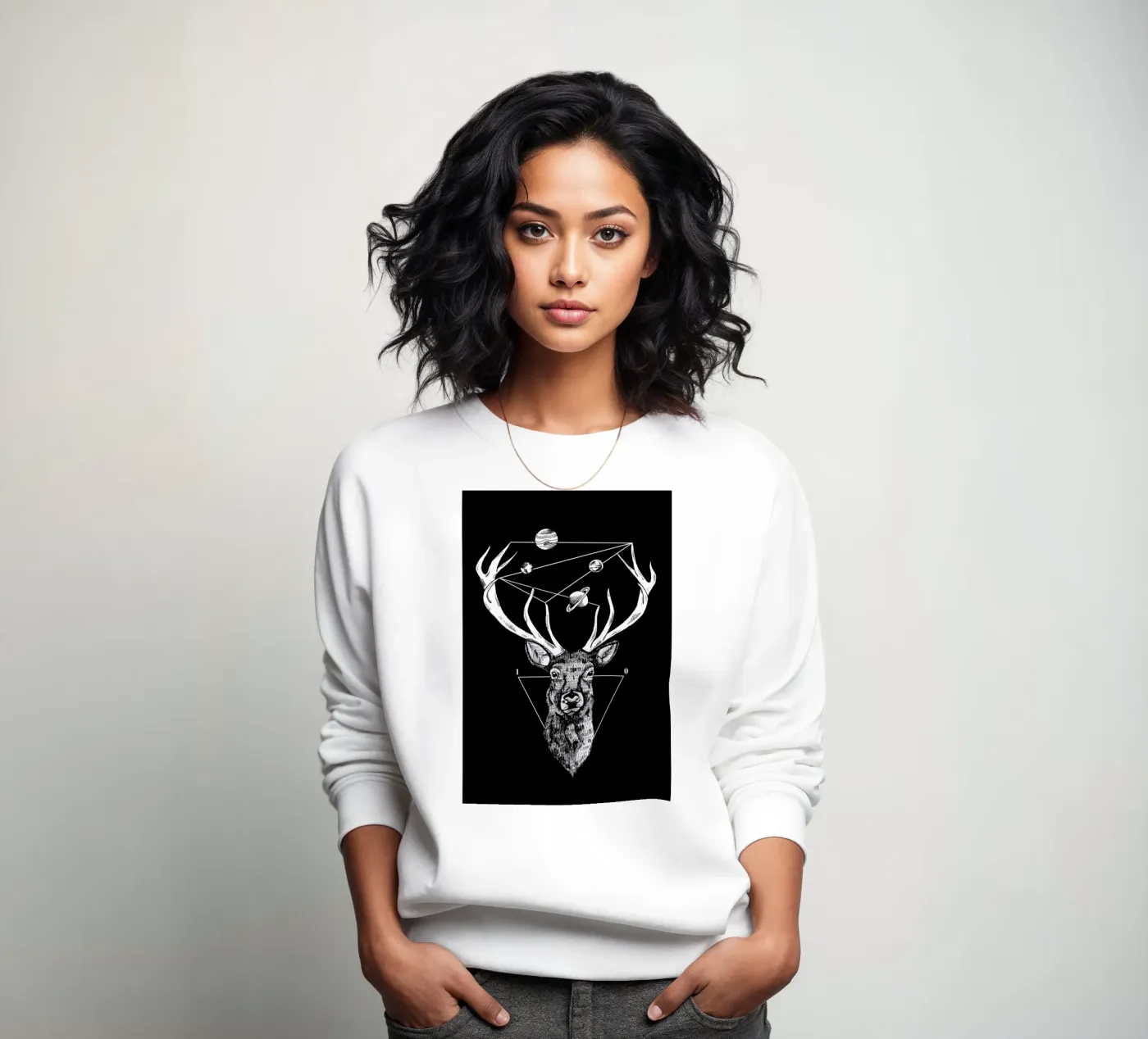 Deer felpa da Alejandra Sáenz