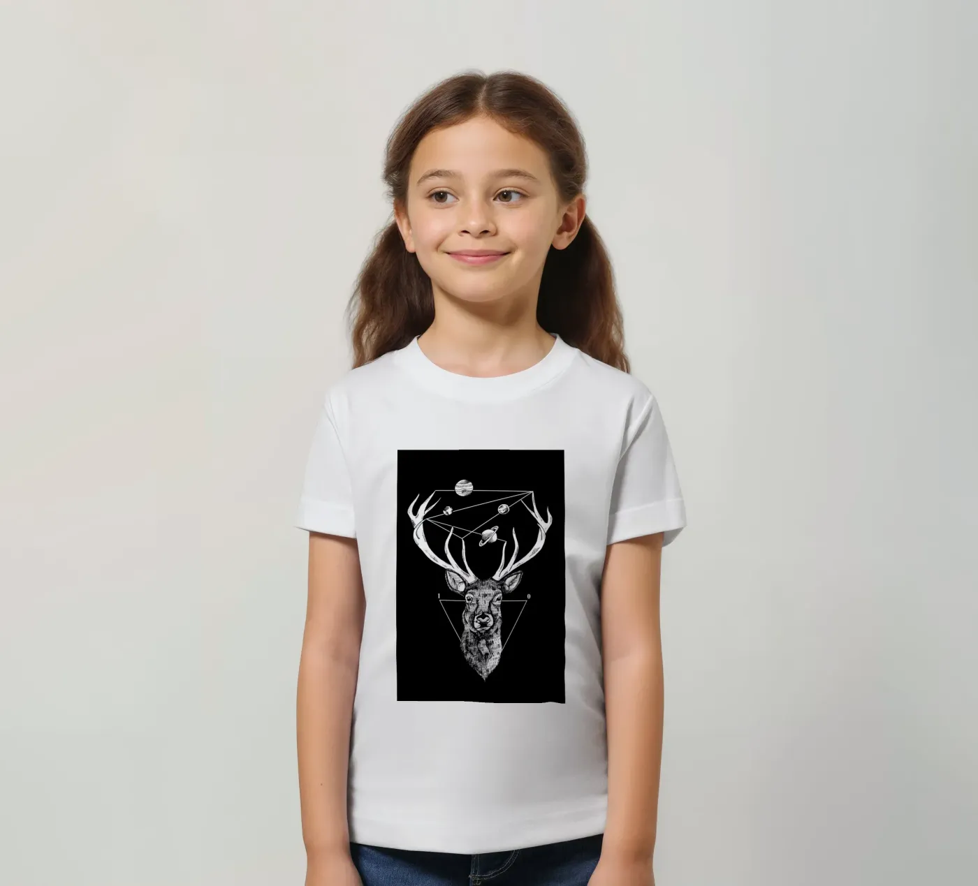 Deer kinder t-shirt van Alejandra Sáenz