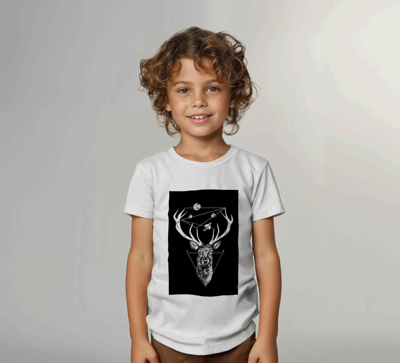 Deer kinder t-shirt van Alejandra Sáenz