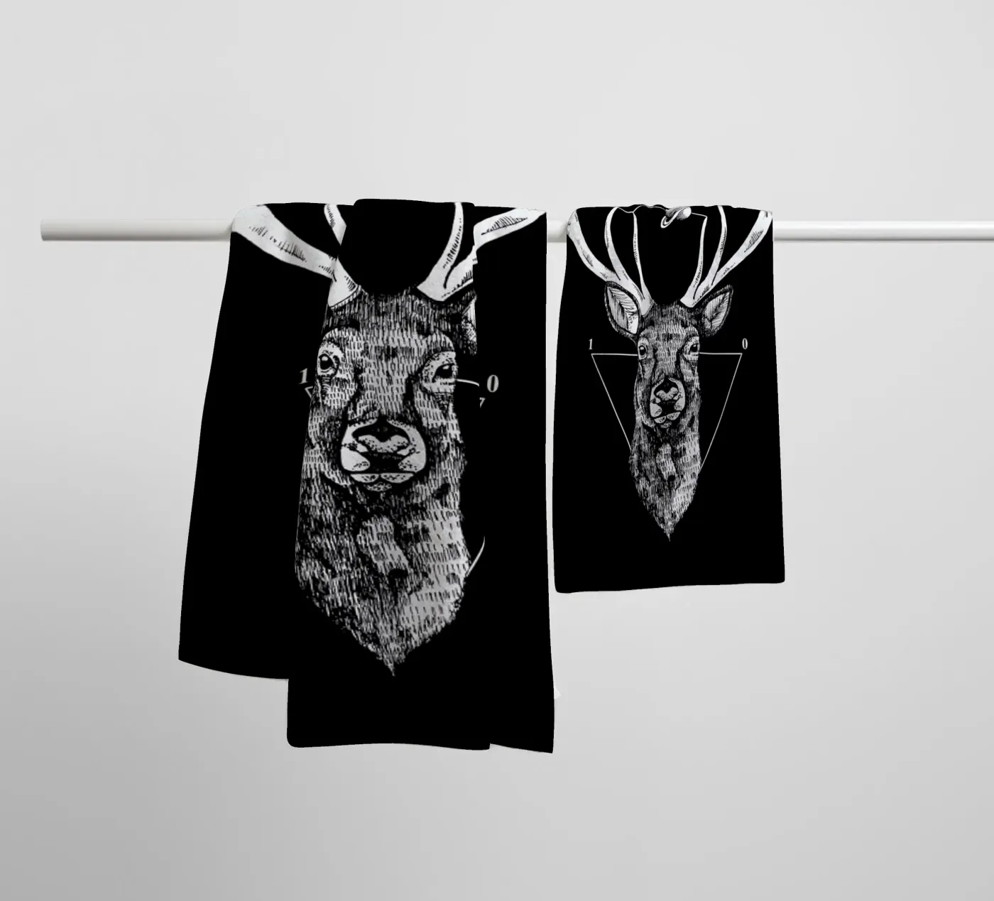 Deer Handtuch von Alejandra Sáenz