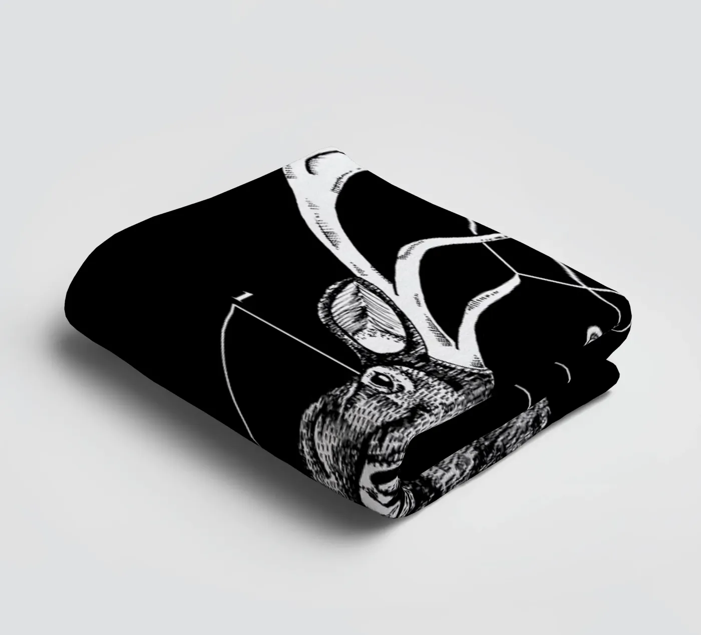 Deer Handtuch von Alejandra Sáenz