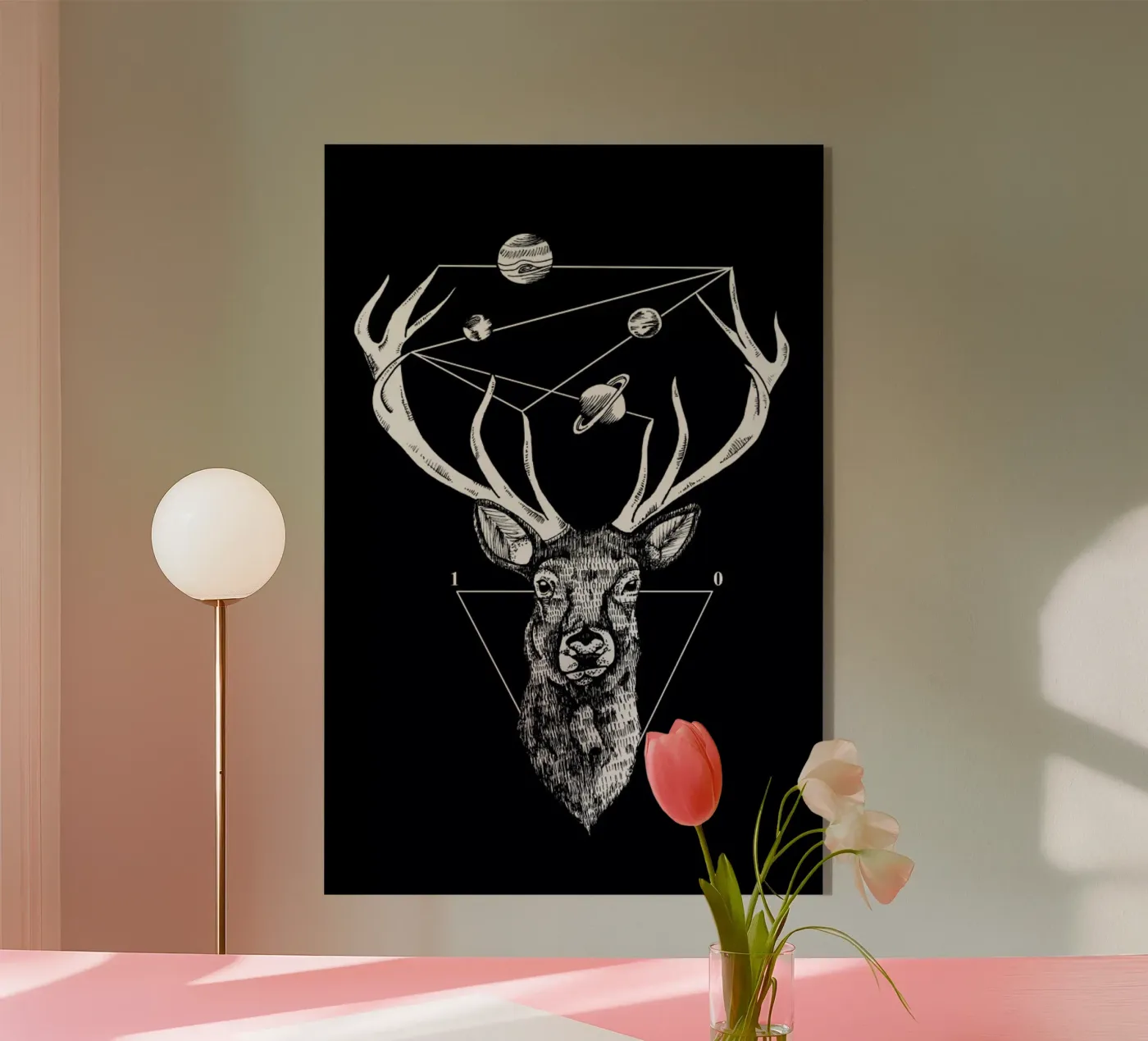 Deer plexiglas de Alejandra Sáenz