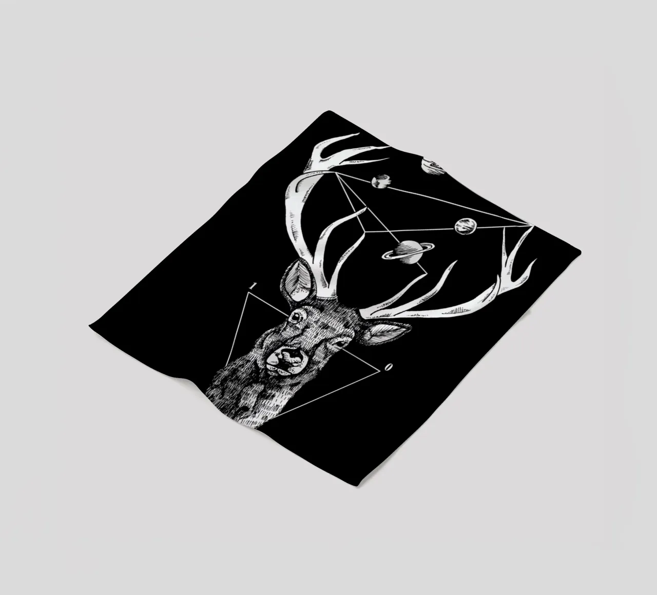 Deer Fleecedecke von Alejandra Sáenz