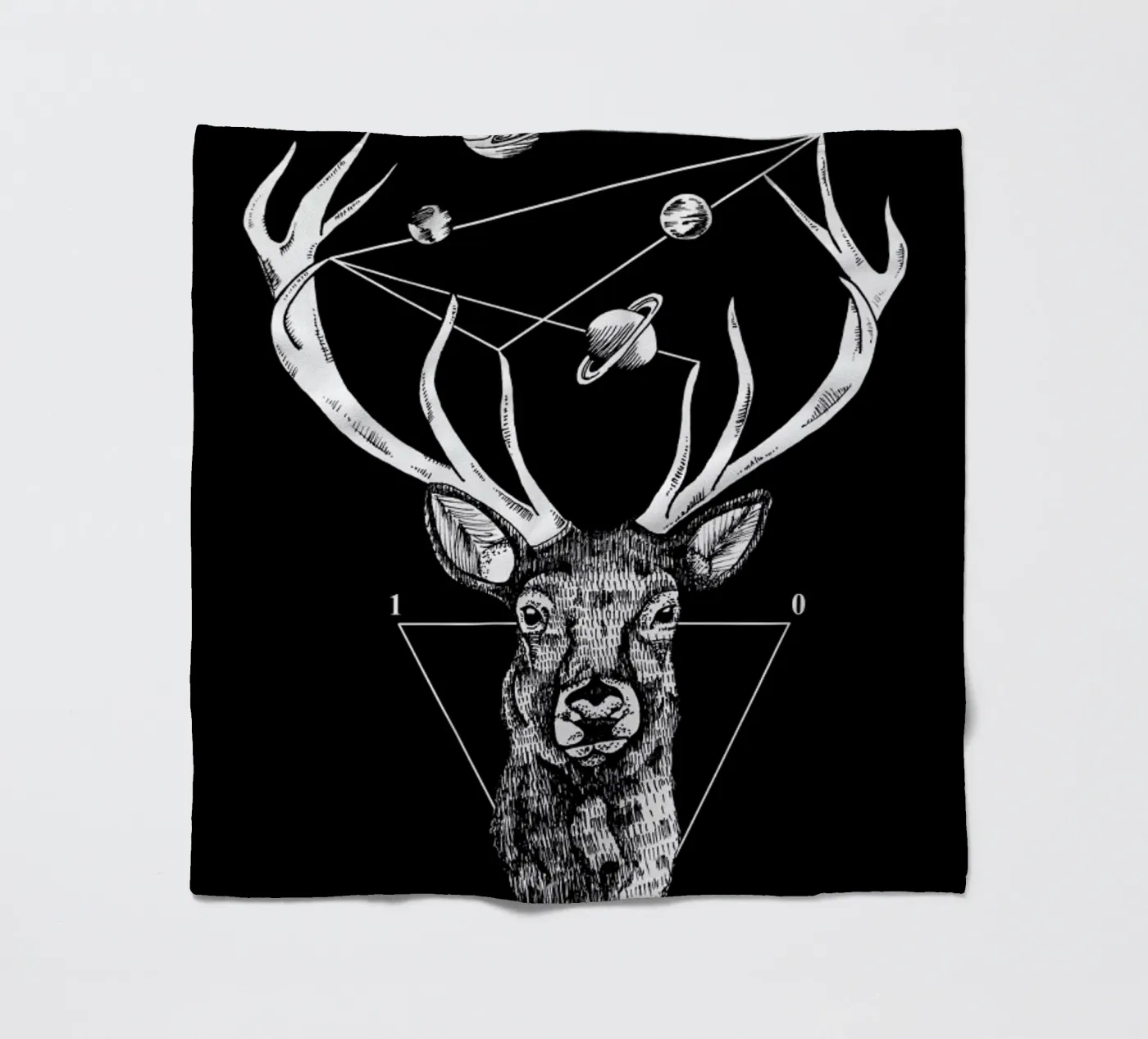 Deer Fleecedecke von Alejandra Sáenz