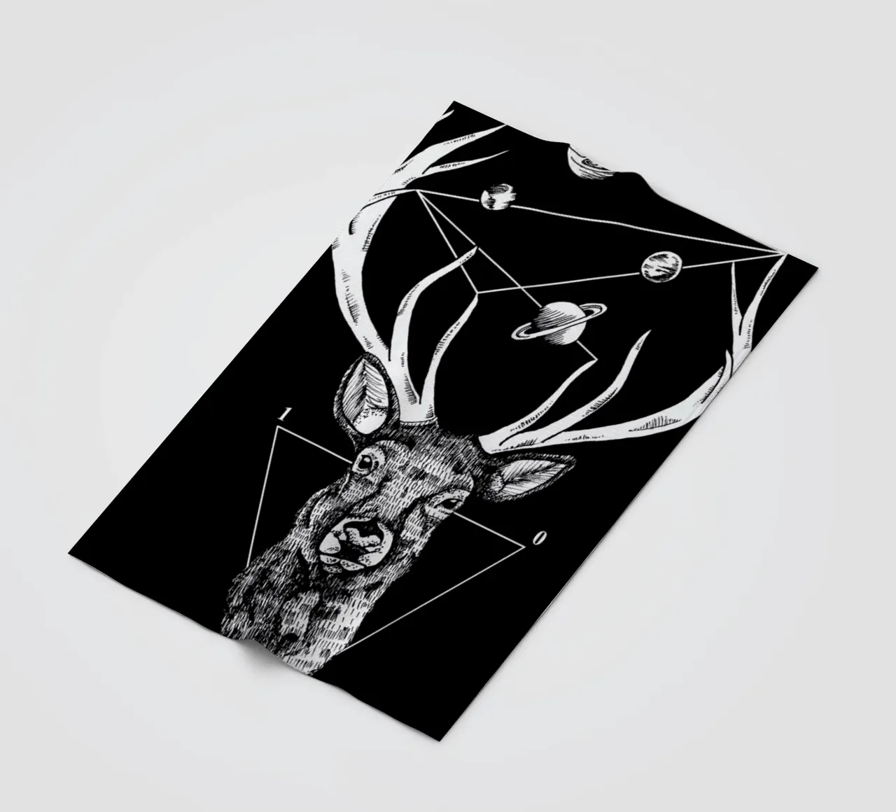 Deer Fleecedecke von Alejandra Sáenz