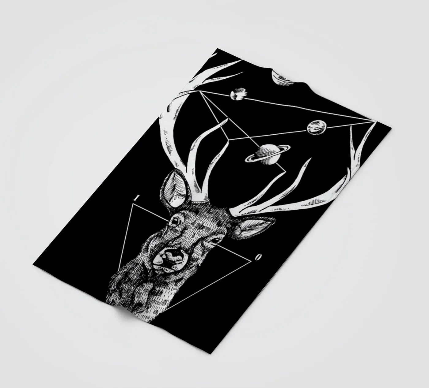 Deer Fleecedecke von Alejandra Sáenz