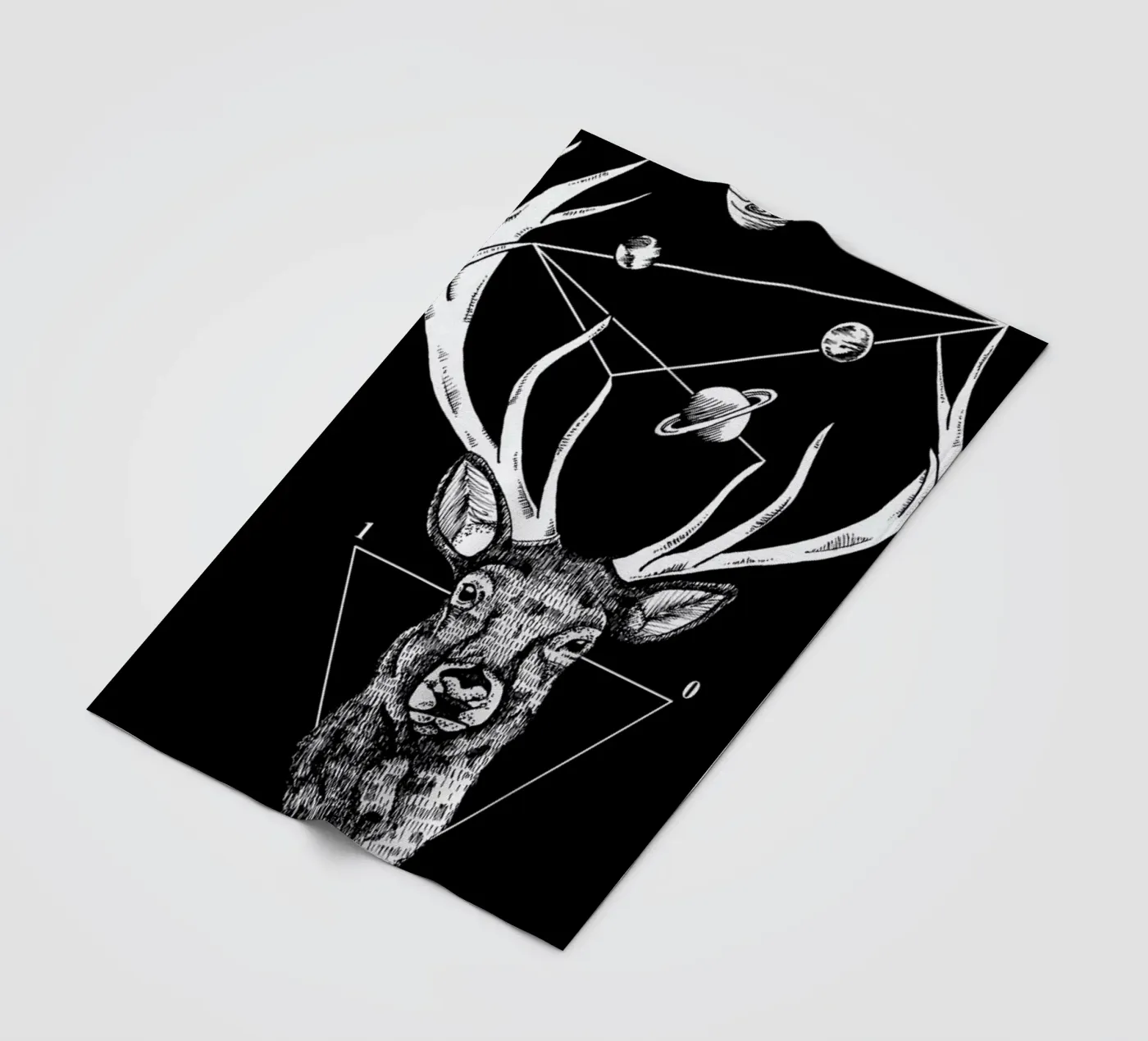 Deer coperta in pile da Alejandra Sáenz