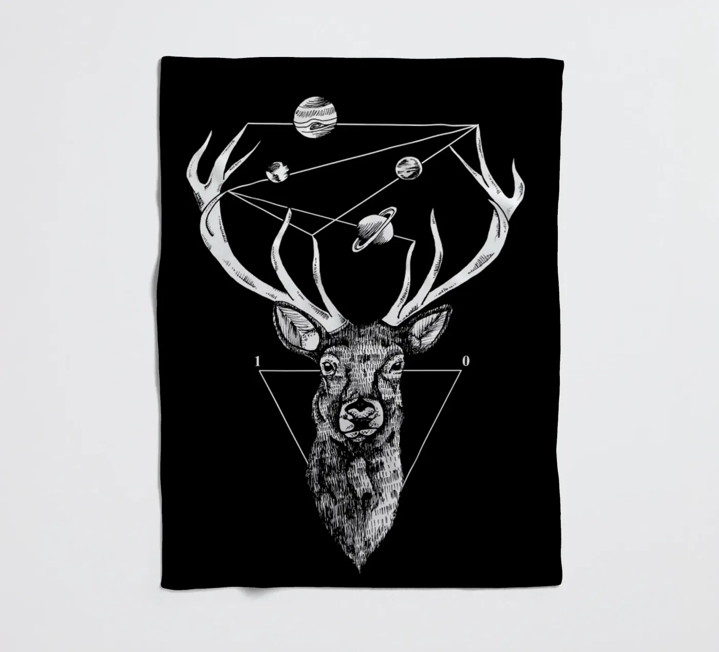 Deer coperta in pile da Alejandra Sáenz