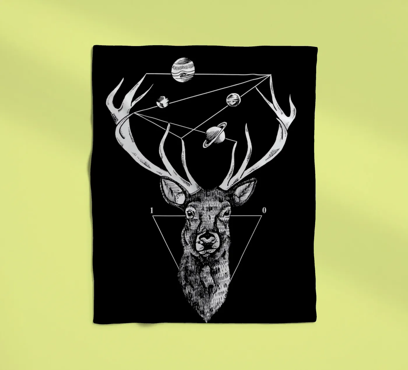 Deer coperta in pile da Alejandra Sáenz