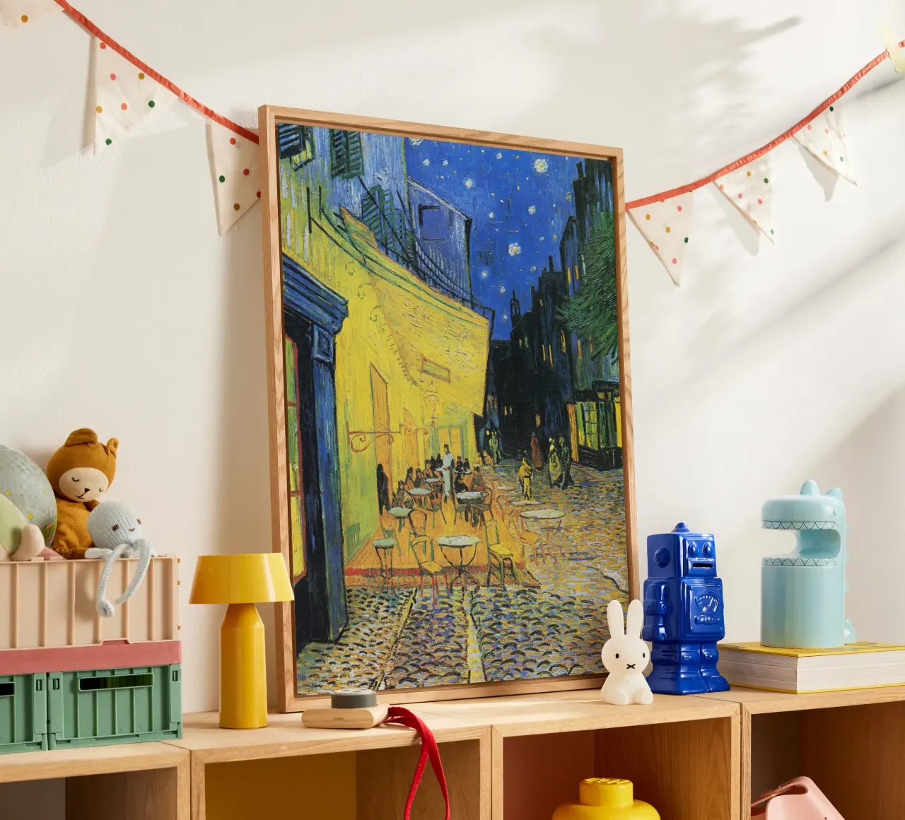 La terrazza del caffè di notte di Vincent van Gogh (1888) plexiglass da Classic Art Prints