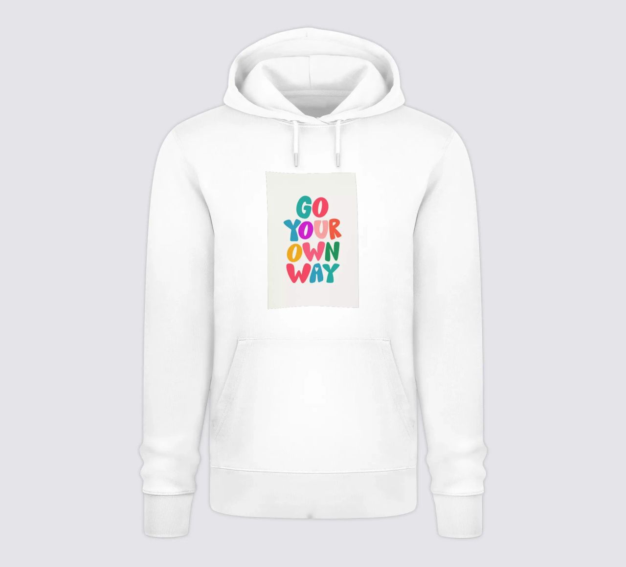 Go your own way felpa con cappuccio da Pure