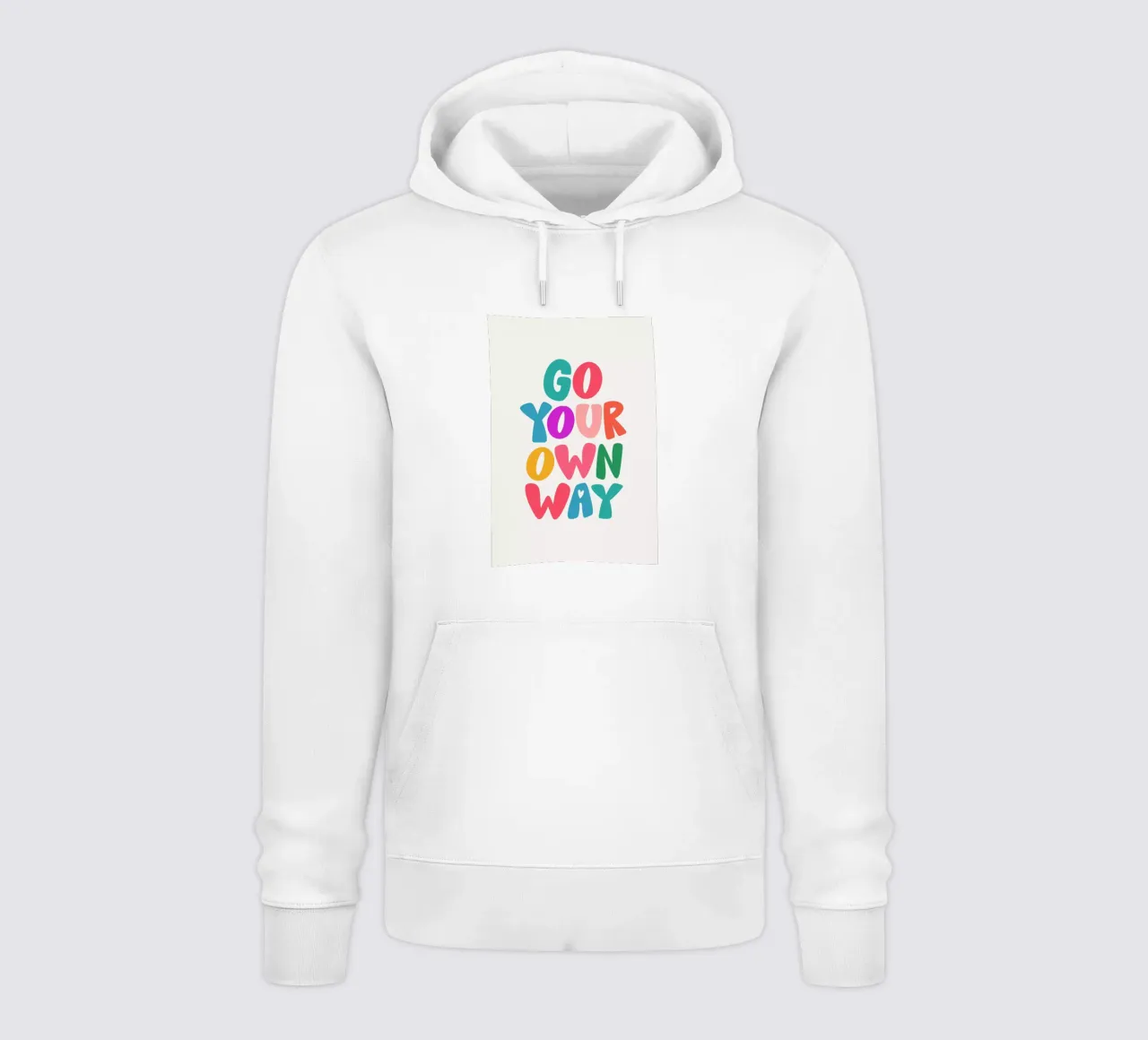 Go your own way felpa con cappuccio da Pure