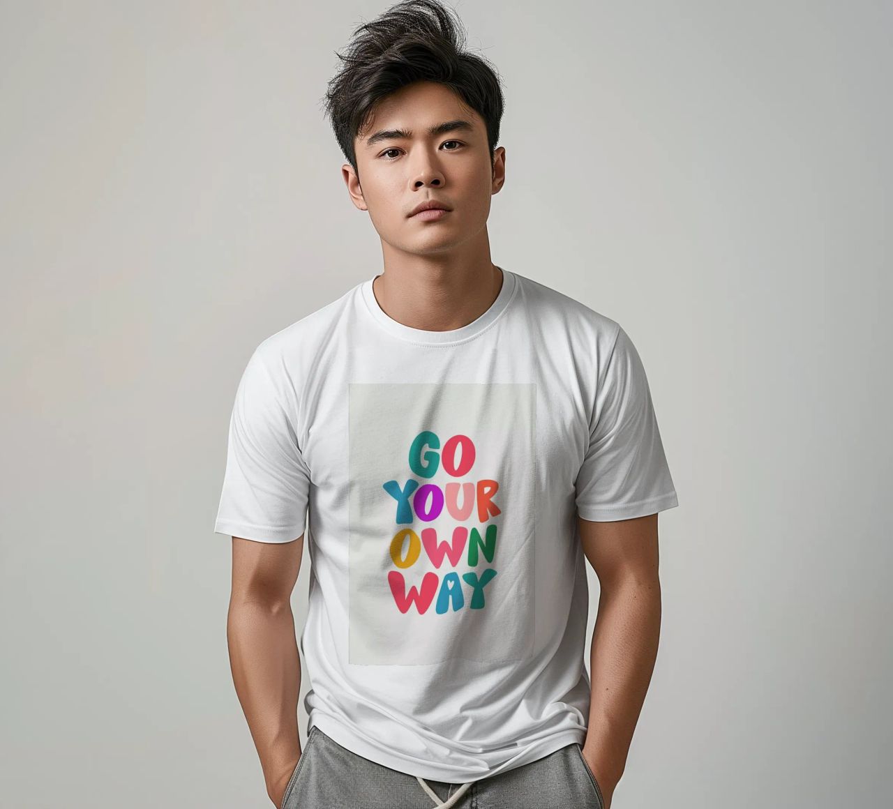 Go your own way t-shirt da Pure