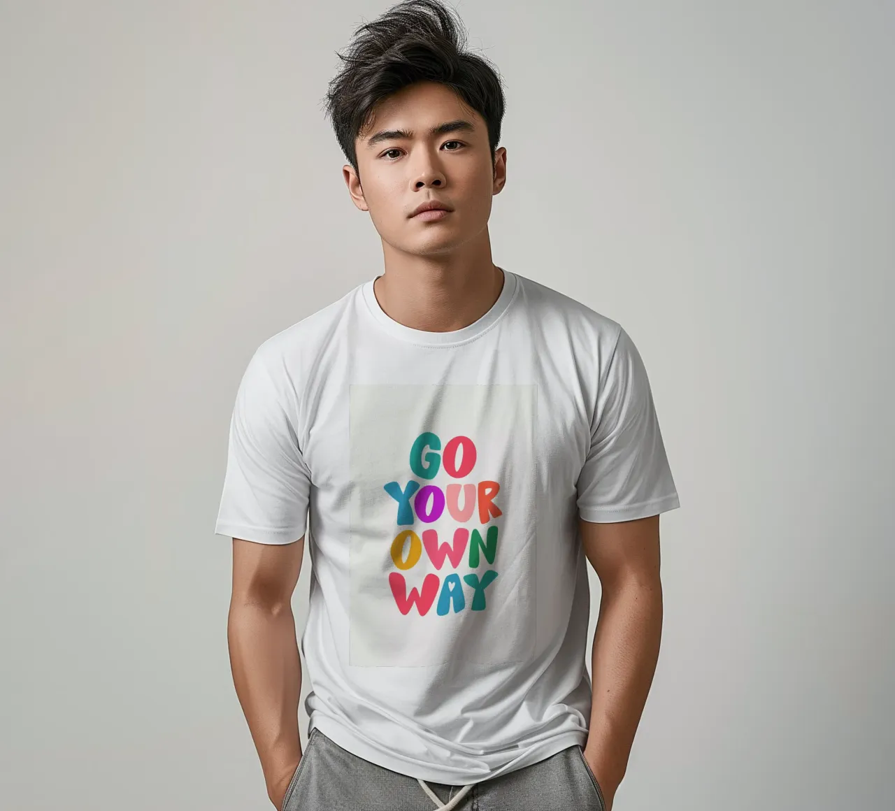 Go your own way t-shirt da Pure