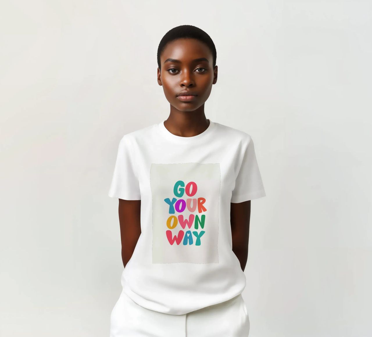 Go your own way t-shirt da Pure