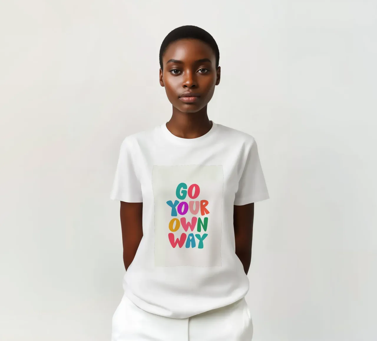 Go your own way t-shirt da Pure